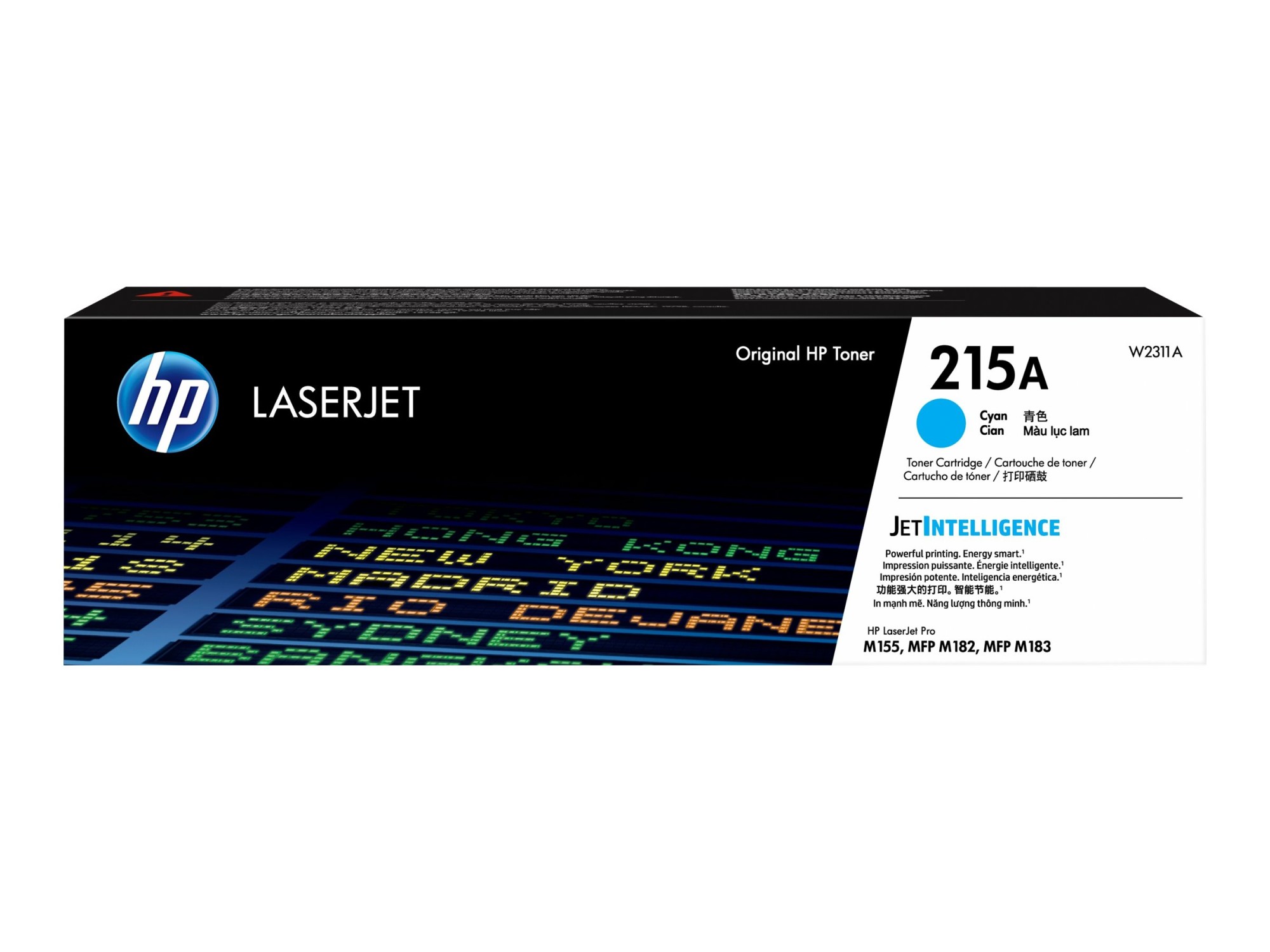 HP 215A - Cián - original - LaserJet - cartucho de tóner (W2311A) - para Color LaserJet Pro M155a, M155nw, MFP M182n, MFP M182nw, MFP M183fw