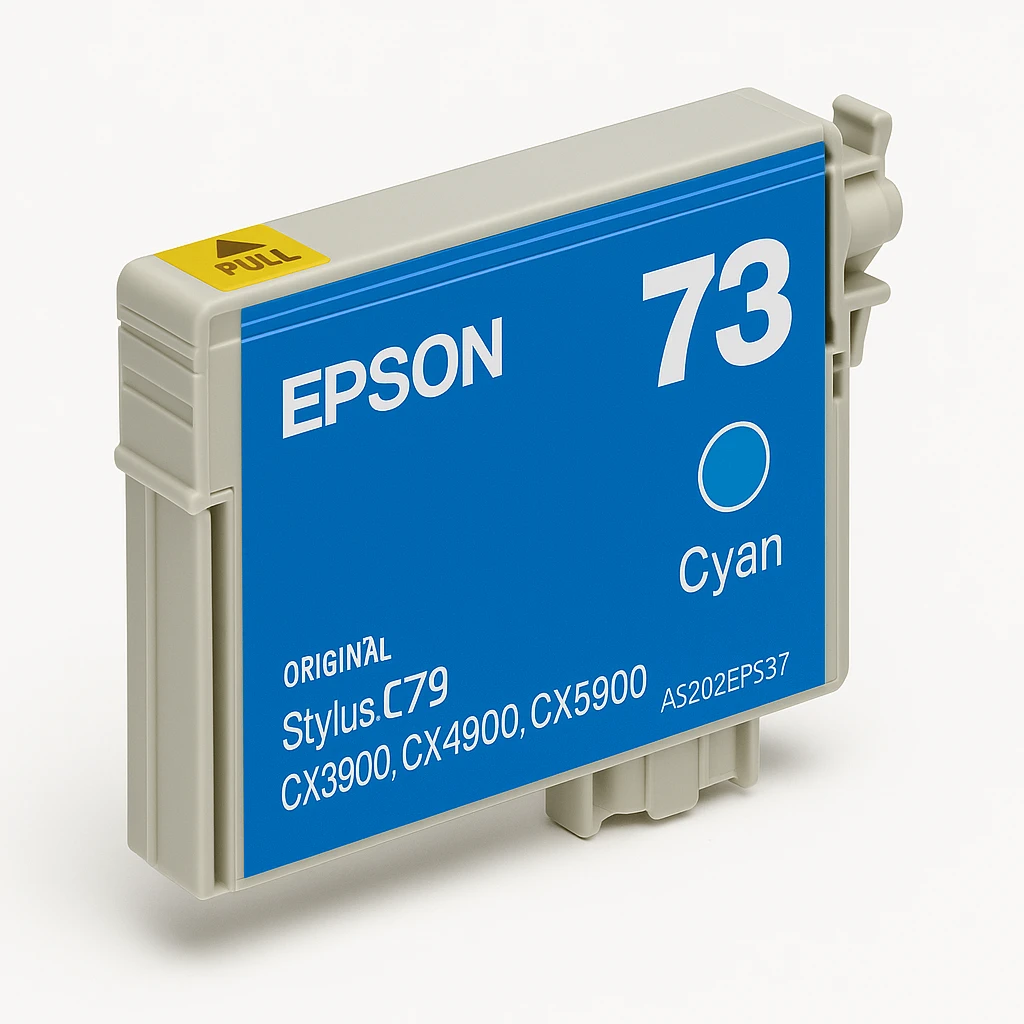 Epson 73 - Cián - original - cartucho de tinta - para Stylus C79, CX3900, CX4900, CX5900