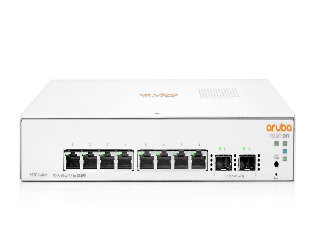 HPE Networking Instant On 1930 8G 2SFP Switch - Conmutador - L3 - Gestionado - 8 x 10/100/1000 + 2 x Gigabit SFP - sobremesa