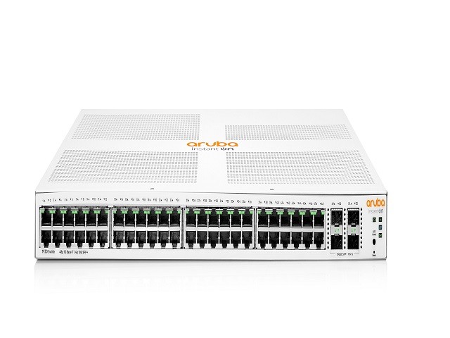 HPE Networking Instant On 1930 48G 4SFP/SFP+ Switch - Conmutador - L2 + - Gestionado - 48 x 10/100/1000 + 4 x 1 Gigabit / 10 Gigabit SFP+ - montaje en rack