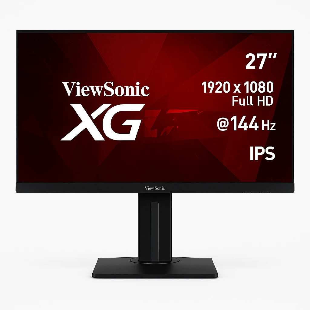 ViewSonic XG Gaming XG2705 - Monitor LED - gaming - 27" - 1920 x 1080 Full HD (1080p) @ 144 Hz - IPS - 250 cd/m² - 1000:1 - 1 ms - 2xHDMI, DisplayPort - altavoces