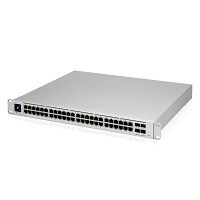 Ubiquiti UniFi Switch USW-48-POE - Conmutador - Gestionado - 48 x 10/100/1000 (32 PoE+) + 4 x Gigabit SFP - montaje en rack, sobremesa - PoE+ (195 W)