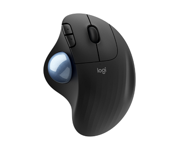 Logitech Ergo Series ERGO M575 - Bola de seguimiento - inalámbrico - Bluetooth 5.0 LE, 2.4 GHz - receptor inalámbrico USB - grafito