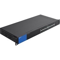 Linksys Business LGS124 - Conmutador - sin gestionar - 24 x 10/100/1000 - montaje en rack - ca 100/230 V