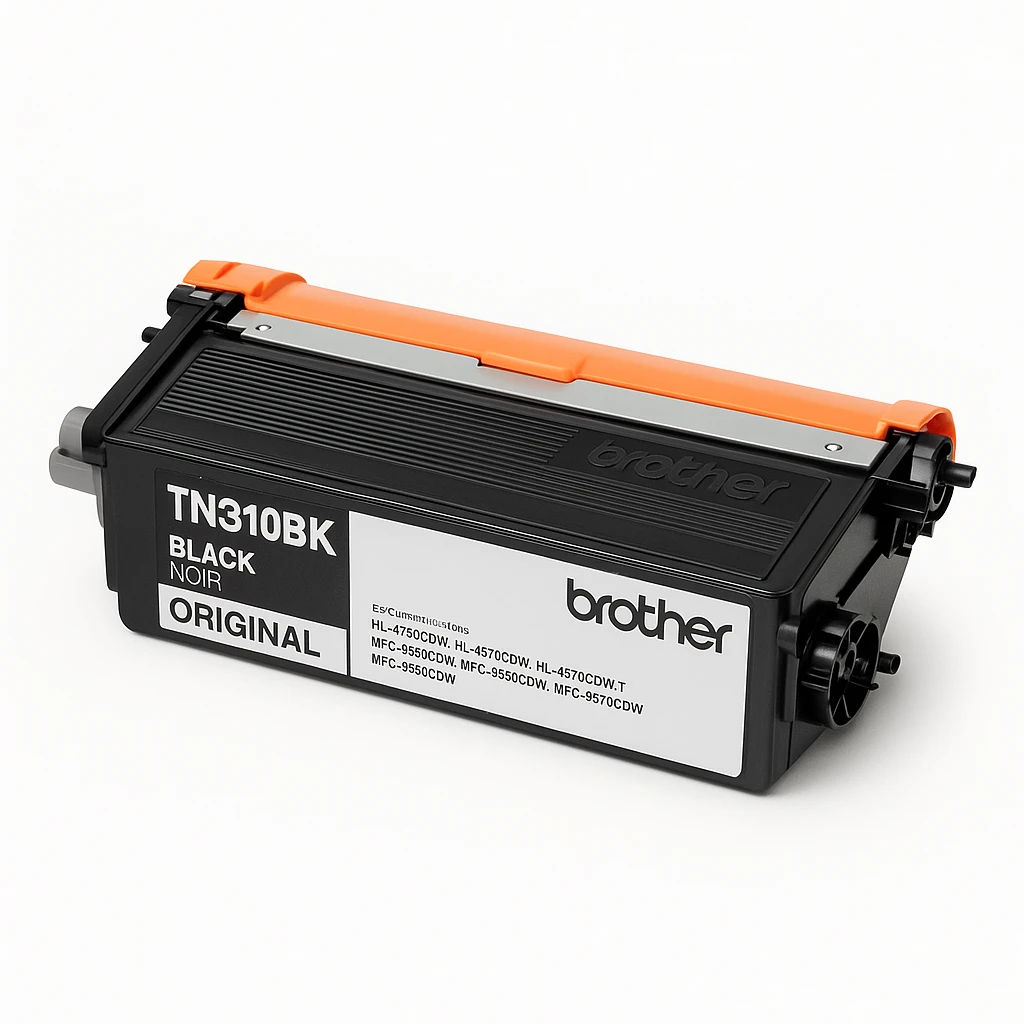 Brother TN310BK - Negro - original - cartucho de tóner - para Brother HL-4150CDN, HL-4570CDW, HL-4570CDWT, MFC-9460CDN, MFC-9560CDW, MFC-9970CDW