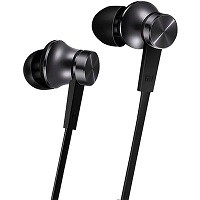 Xiaomi MI Basic - Auriculares internos con micro - en oreja - cableado - conector de 3,5 mm - negro
