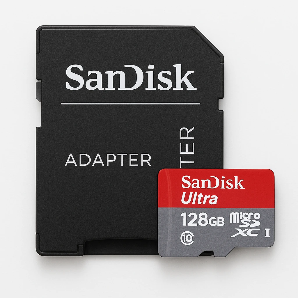 SanDisk Ultra - Tarjeta de memoria flash (adaptador microSDXC a SD Incluido) - 128 GB - UHS-I / Class10 - microSDXC UHS-I