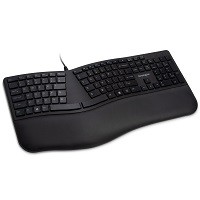 Kensington Pro Fit Ergo Wired Keyboard - Teclado - USB - EE. UU. - negro