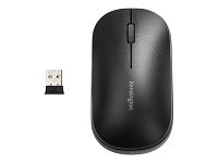 Kensington SureTrack Dual Wireless Mouse - Ratón - óptico - 4 botones - inalámbrico - 2.4 GHz, Bluetooth 5.0 LE, Bluetooth 3.0 - receptor inalámbrico USB - negro
