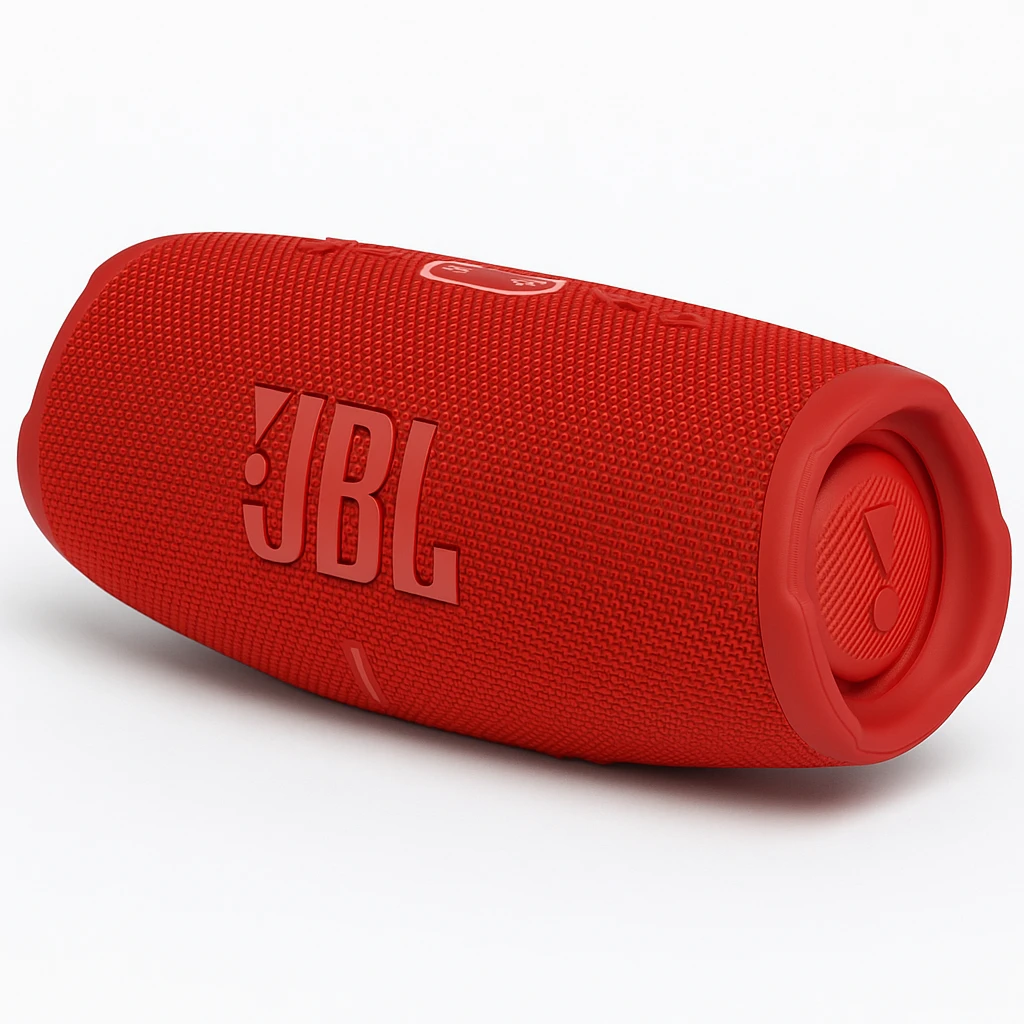 JBL Charge 5 - Altavoz - para uso portátil - inalámbrico - Bluetooth - 40 vatios - 2 vías - rojo