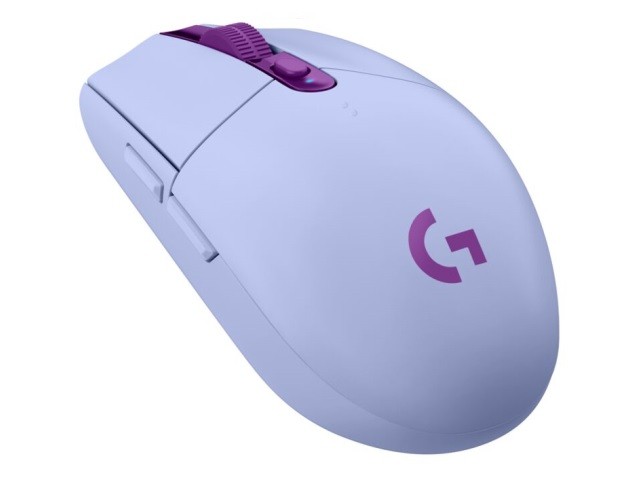 Logitech G G305 - Ratón - óptico - 6 botones - inalámbrico - LIGHTSPEED - receptor inalámbrico USB - lila
