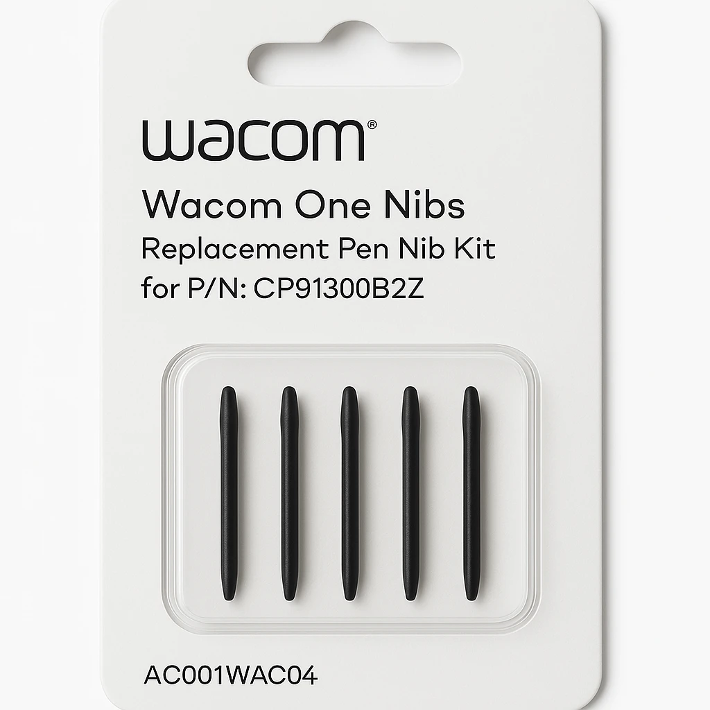 Wacom One Nibs - Kit de puntas de recambio para lápiz - para P/N: CP91300B2Z