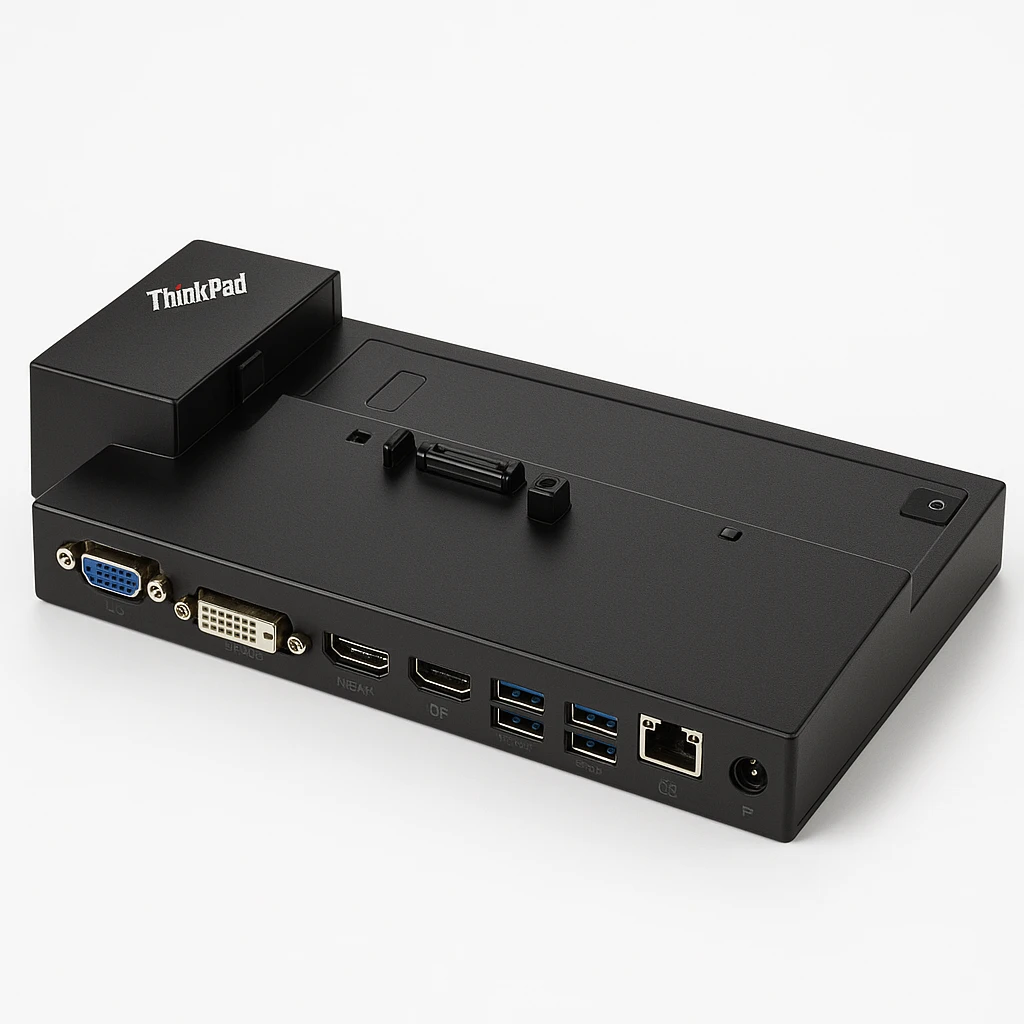Lenovo ThinkPad Ultra Dock - Duplicador de puerto - VGA, DVI, HDMI, 2 x DP - 170 vatios