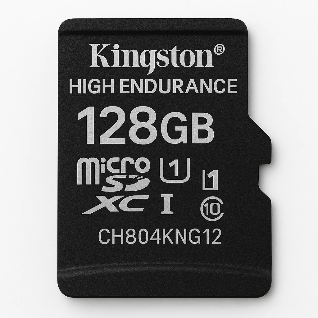 Kingston High Endurance - Tarjeta de memoria flash - 128 GB - A1 / UHS-I U1 / Class10 - microSDXC UHS-I