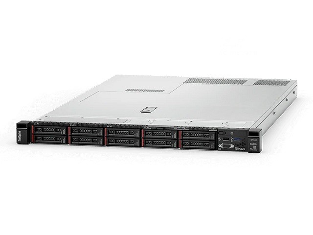 Lenovo ThinkSystem SR630 7X02 - Servidor - se puede montar en bastidor 1U - 2 vías - 1 x Xeon Silver 4210 / hasta 3.2 GHz - RAM 32 GB - SAS - hot-swap 2.5" bahía(s) - sin disco duro - Matrox 