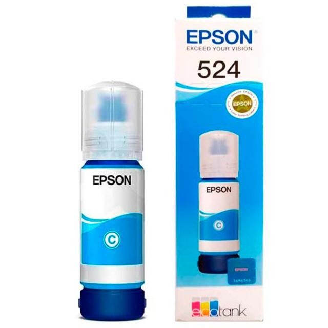 Epson - T524 - Ink bottle - Cyan