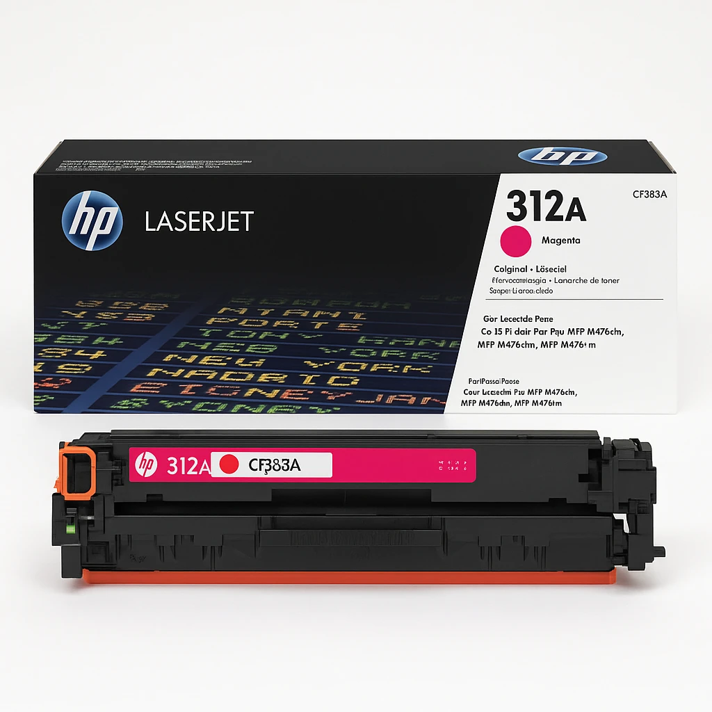 HP 312A - Magenta - original - LaserJet - cartucho de tóner (CF383A) - para Color LaserJet Pro MFP M476dn, MFP M476dw, MFP M476nw