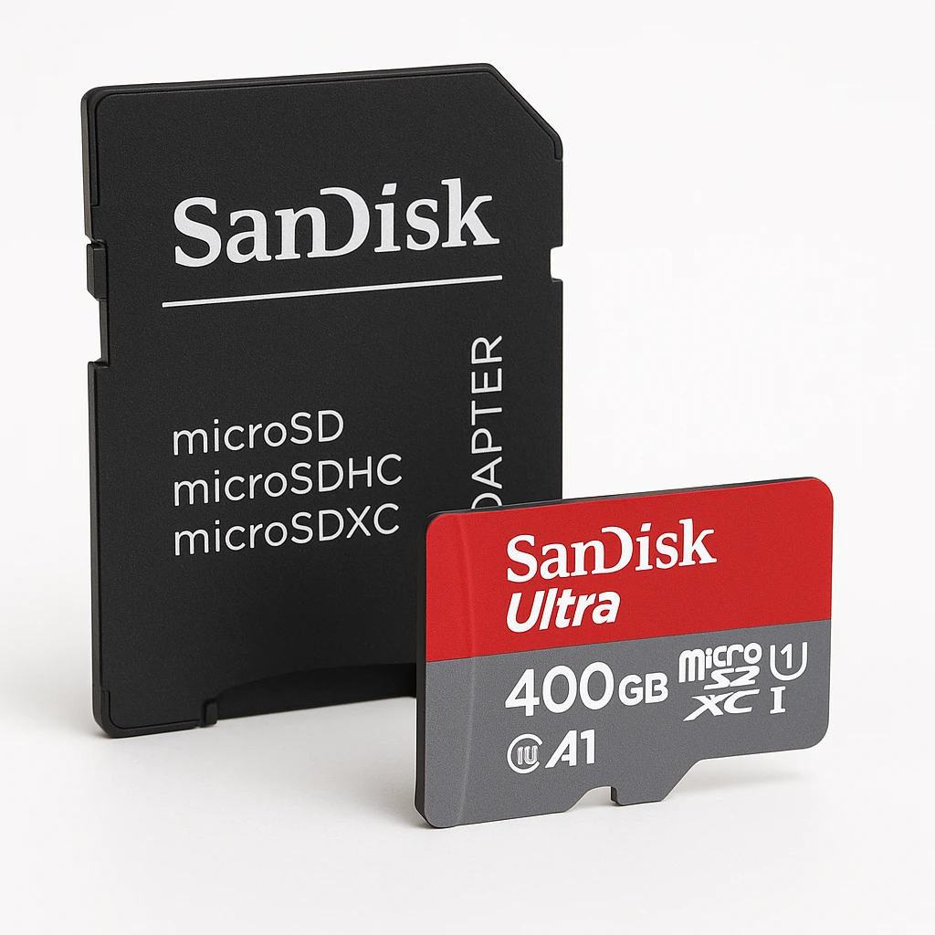 SanDisk Ultra - Tarjeta de memoria flash (adaptador microSDXC a SD Incluido) - 400 GB - A1 / UHS-I U1 / Class10 - microSDXC UHS-I