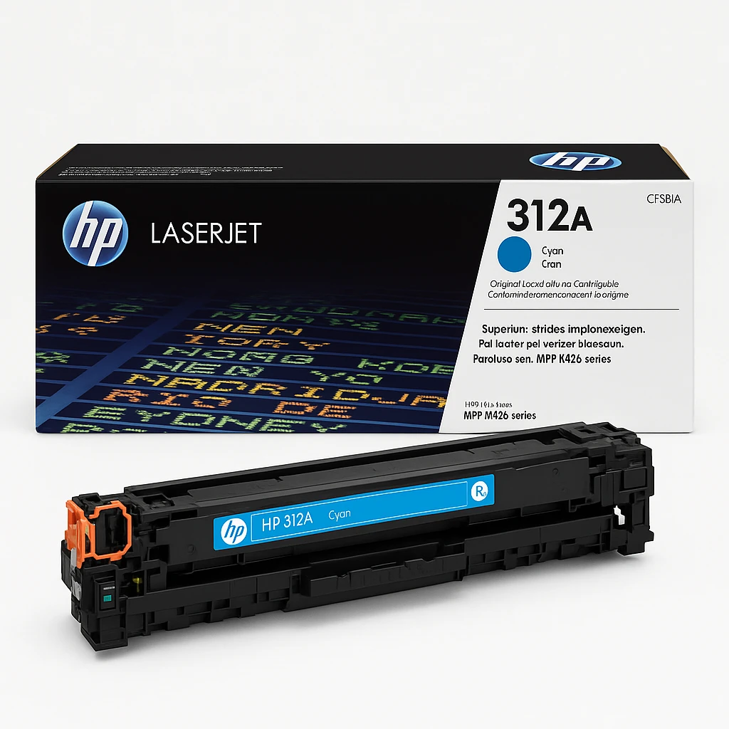 HP 312A - Cián - original - LaserJet - cartucho de tóner (CF381A) - para Color LaserJet Pro MFP M476dn, MFP M476dw, MFP M476nw
