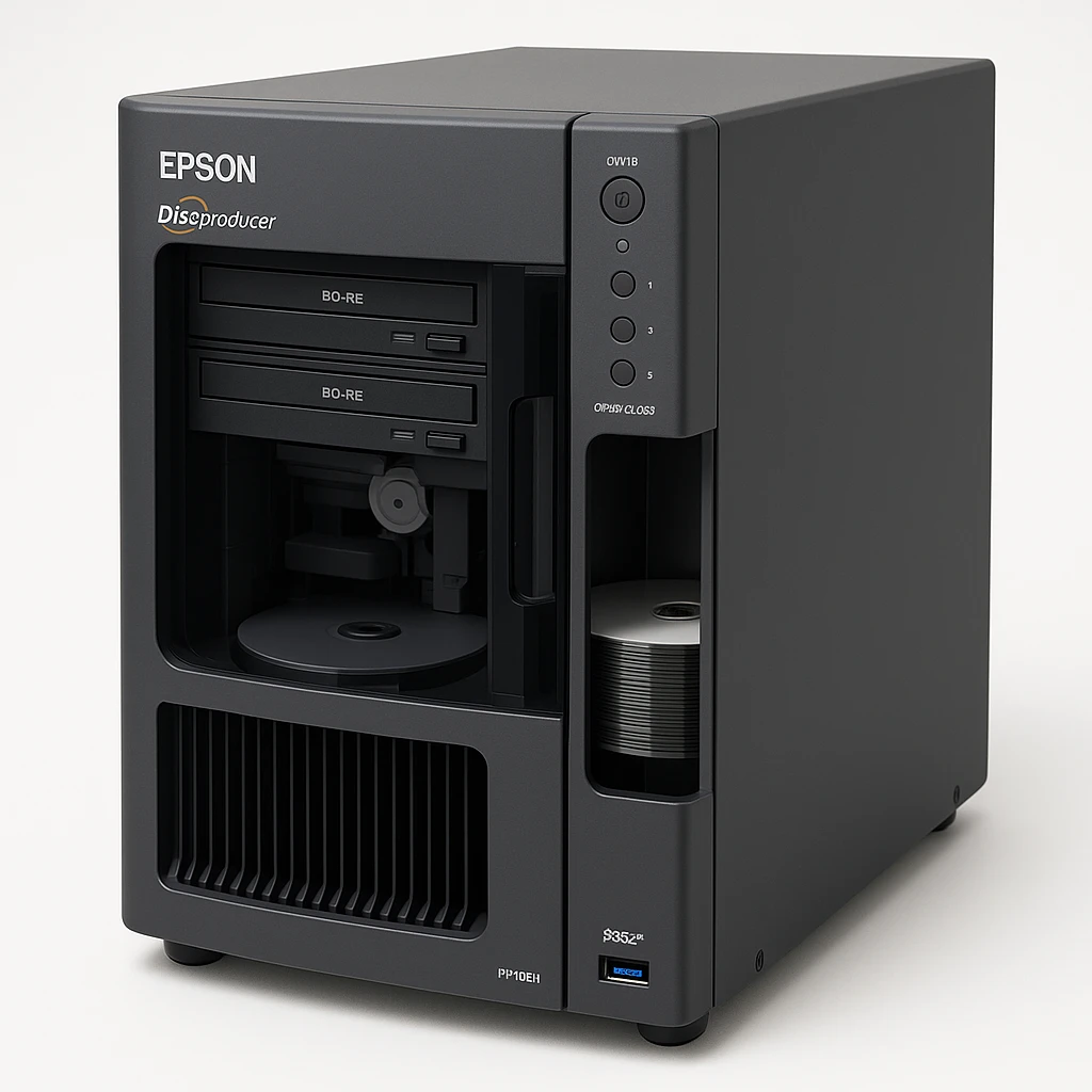 Epson Discproducer PP-100III - Duplicador de disco - ranuras: 100 - BD-RE x 2 - SuperSpeed USB 3.0 - externo