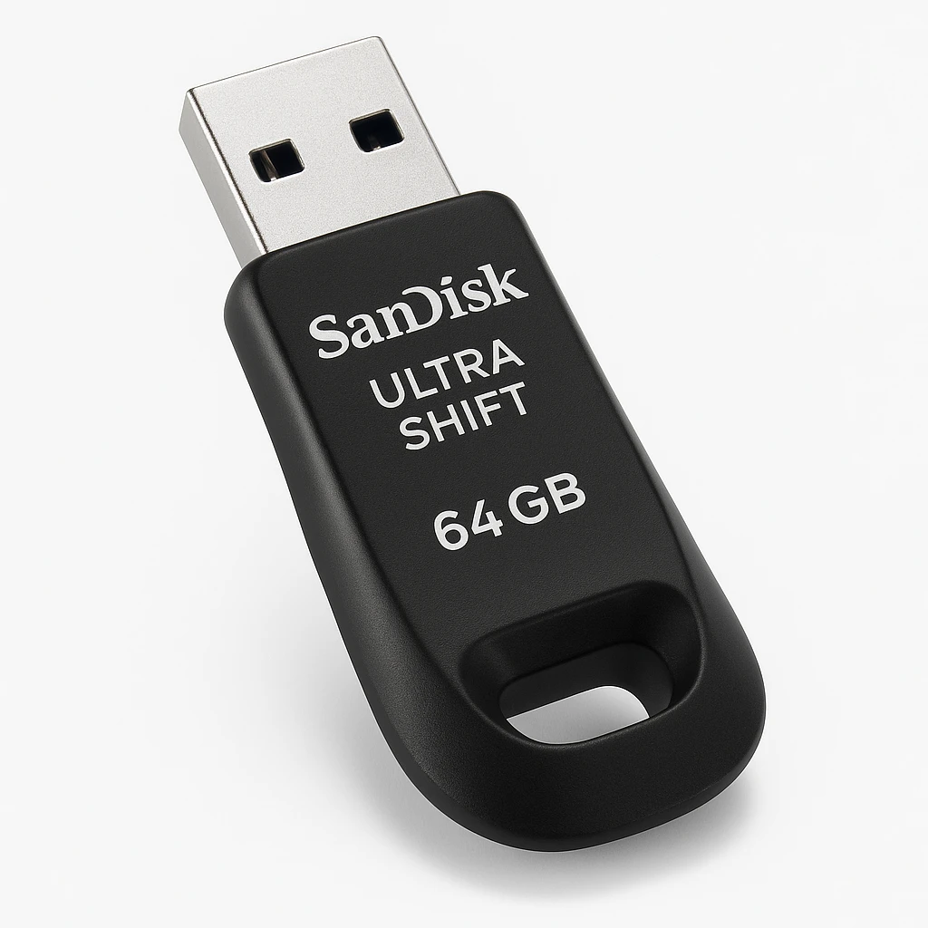 SanDisk Ultra Shift - Unidad flash USB - 64 GB - USB 3.0
