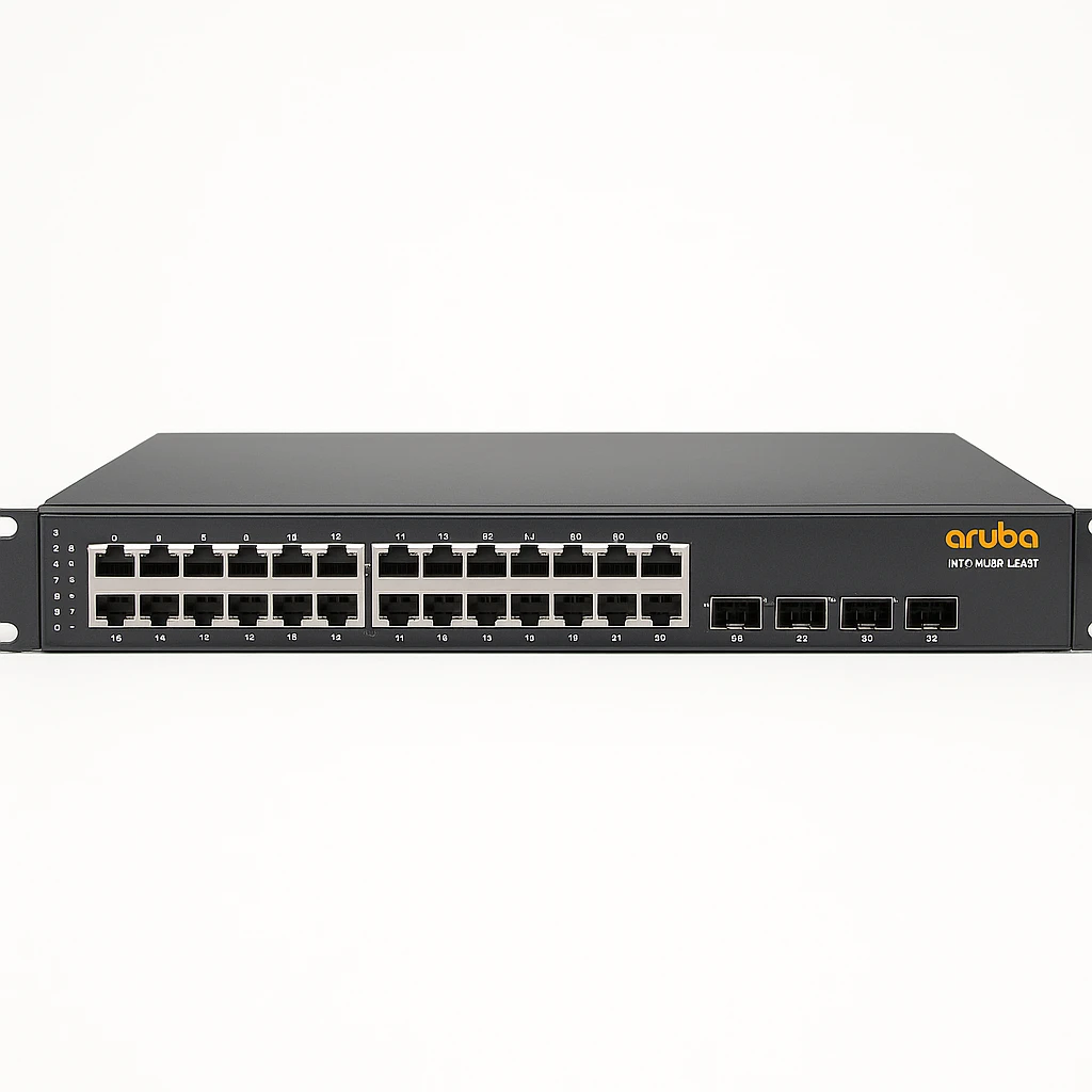 HPE Aruba 6200F 24G 4SFP+ Switch - Conmutador - L3 - Gestionado - 24 x 10/100/1000 + 4 x 1 Gigabit / 10 Gigabit SFP+ - montaje en rack