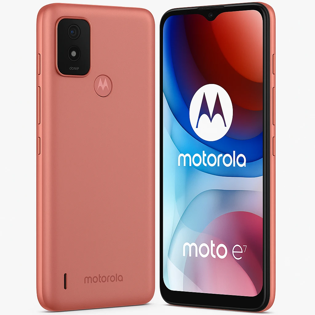 Motorola E7 - Smartphone - Android - Coral pink