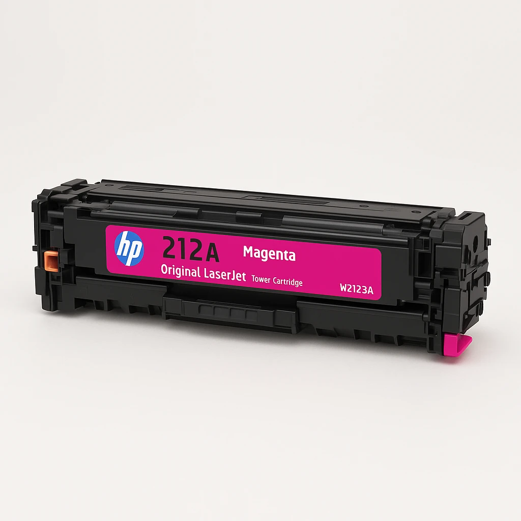 HP 212A - Magenta - original - LaserJet - cartucho de tóner (W2123A) - para Color LaserJet Enterprise M555, MFP M578; LaserJet Enterprise Flow MFP M578
