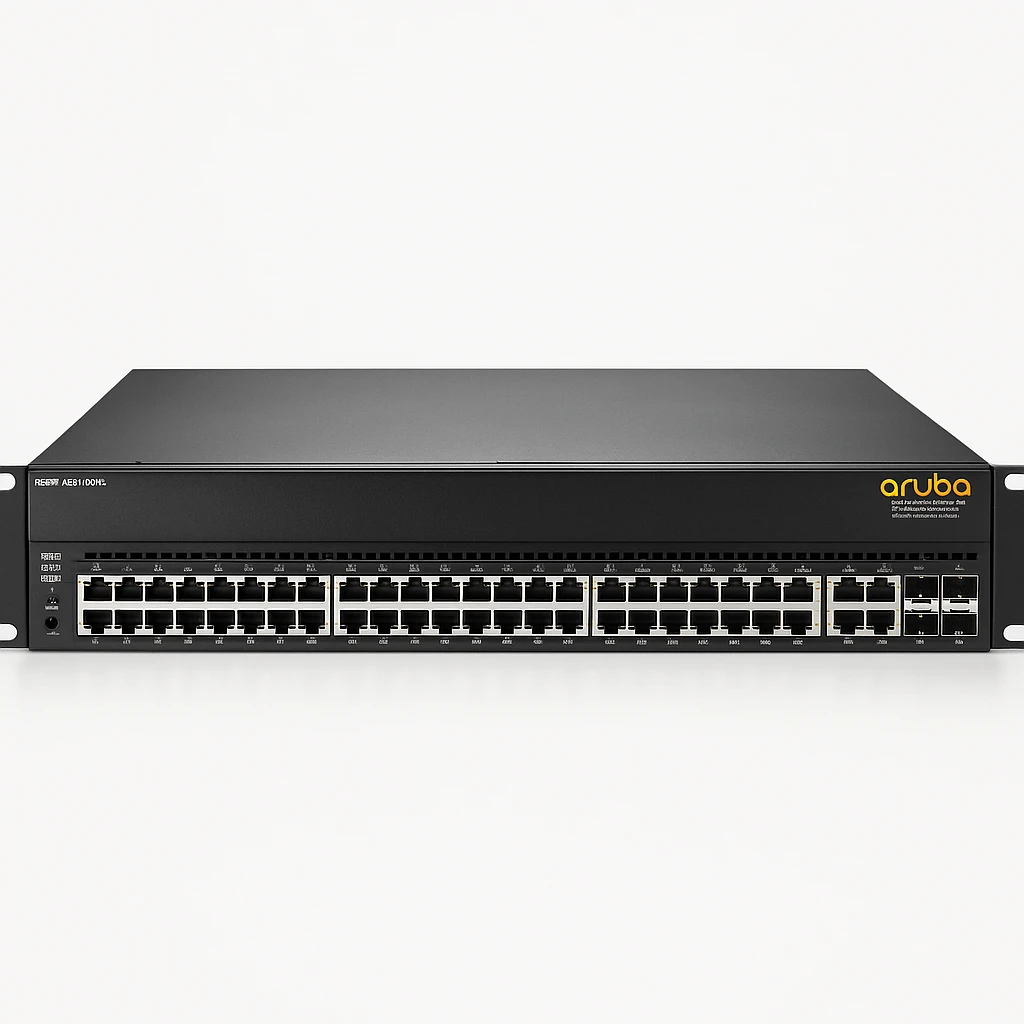 HPE Aruba 6200F 48G 4SFP+ Switch - Conmutador - L3 - Gestionado - 48 x 10/100/1000 + 4 x 1 Gigabit / 10 Gigabit SFP+ - montaje en rack - 100 - 120/200 - 240 V CA