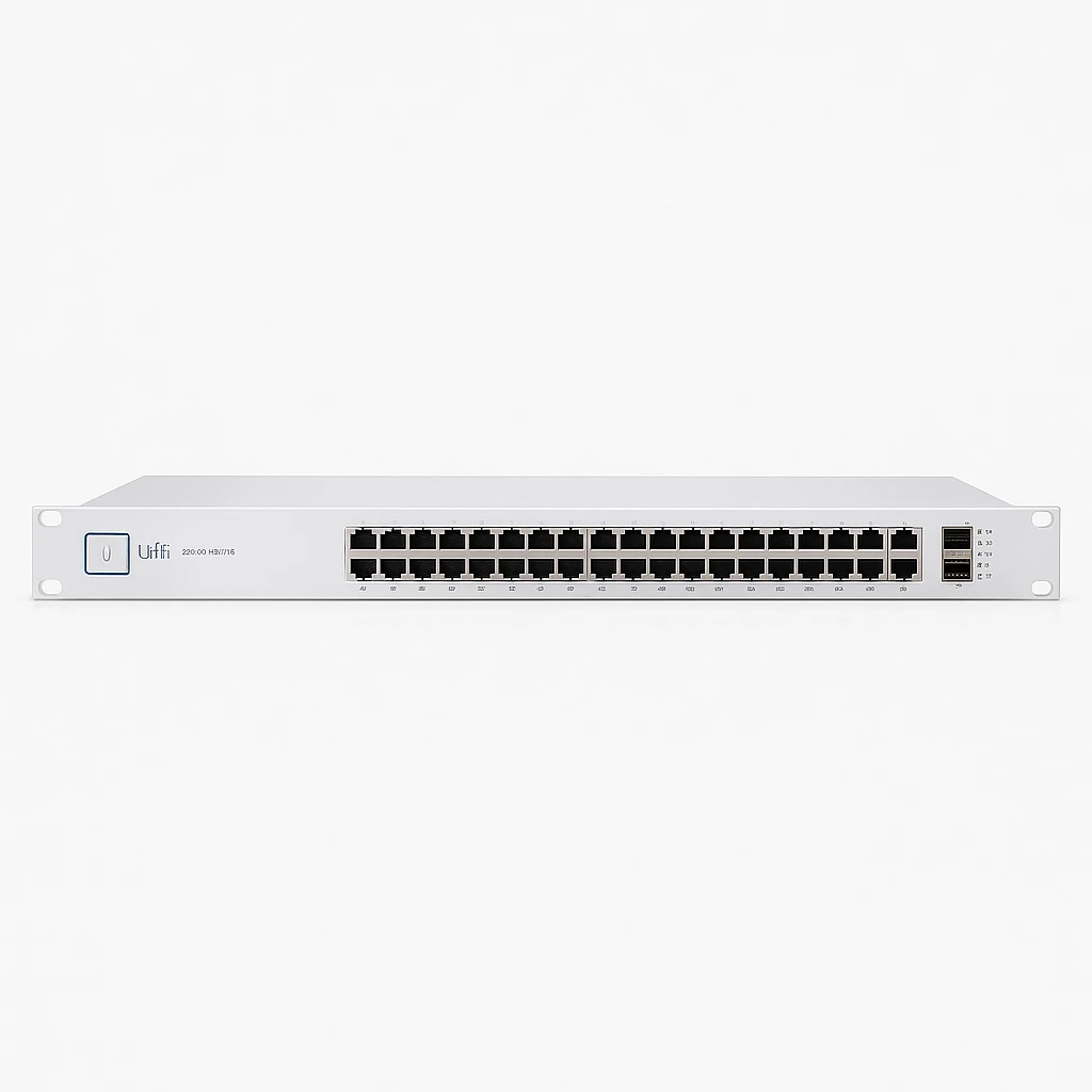 Ubiquiti UniFi Switch USW-48 - Conmutador - Gestionado - 48 x 10/100/1000 + 4 x Gigabit SFP - montaje en rack, sobremesa