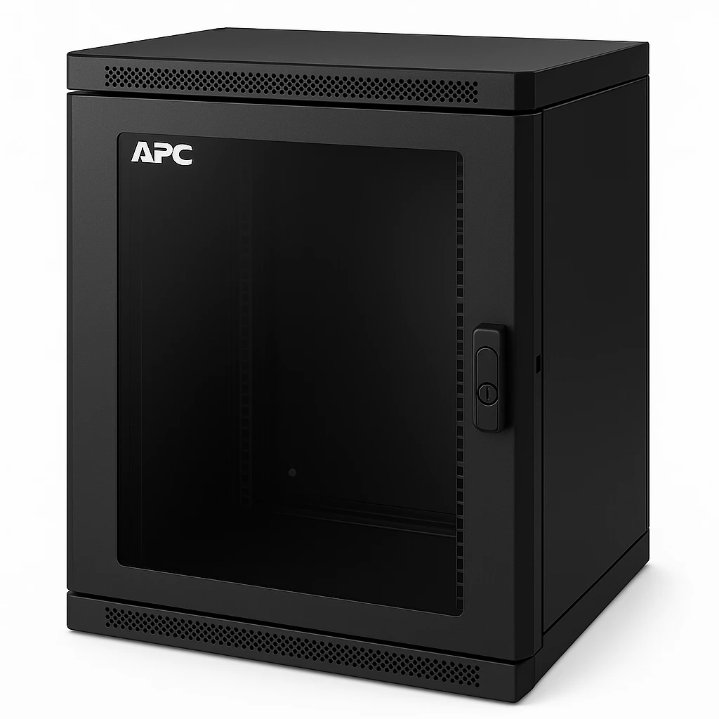 APC NetShelter WX AR112SH6 - Armario - instalable en pared - negro - 12U - 19"