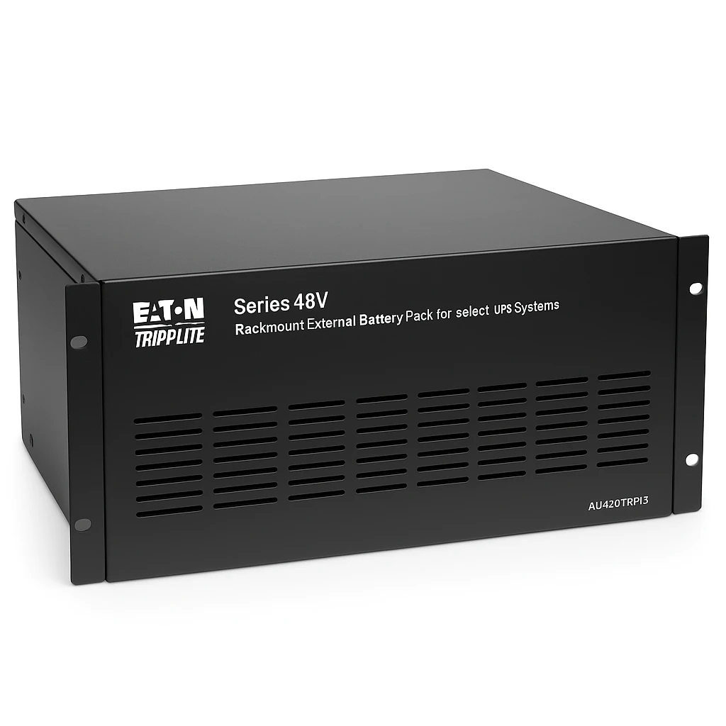 Eaton Tripp Lite Series 48V 2U Rackmount External Battery Pack for select UPS Sytems - Caja para baterías (montaje en bastidor) - 2U - 19"