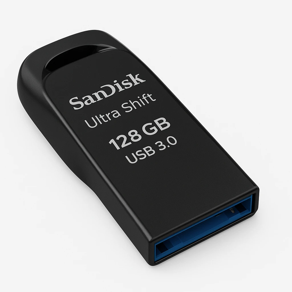 SanDisk Ultra Shift - Unidad flash USB - 128 GB - USB 3.0