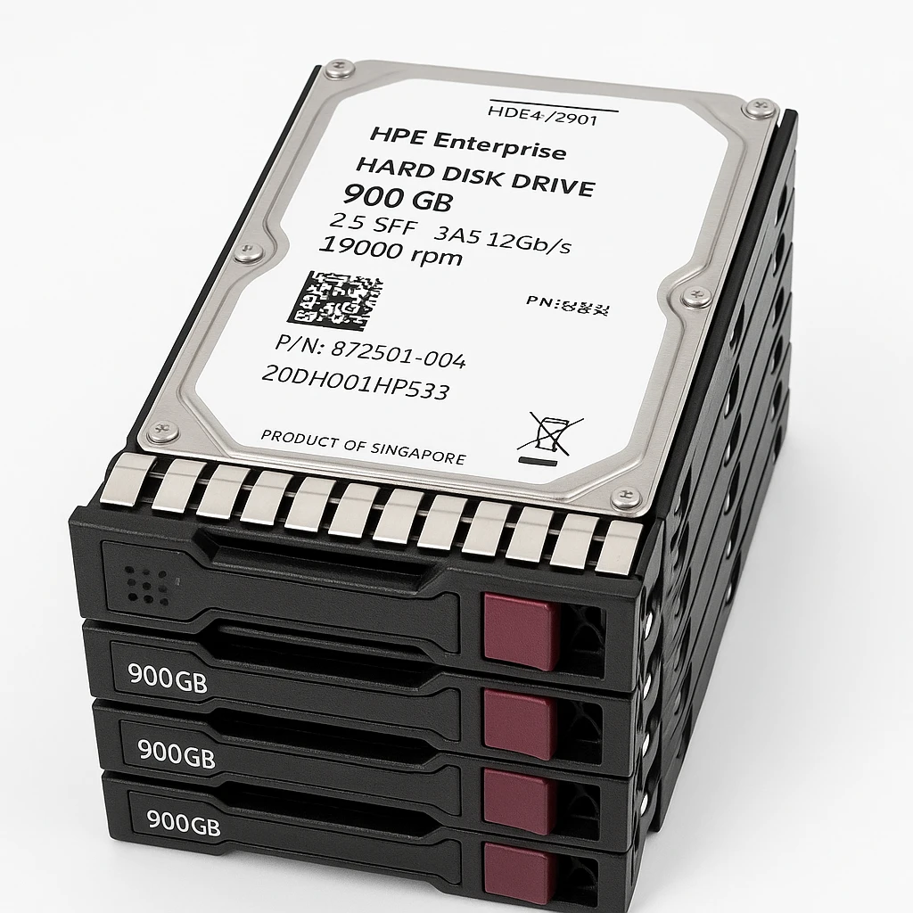 HPE Enterprise - Disco duro - 900 GB - 2.5" SFF - SAS 12Gb/s - 15000 rpm (paquete de 6) - para Modular Smart Array 1060 10GBASE-T iSCSI SFF, 1060 12Gb SAS SFF, 1060 16Gb Fibre Channel SFF, 20