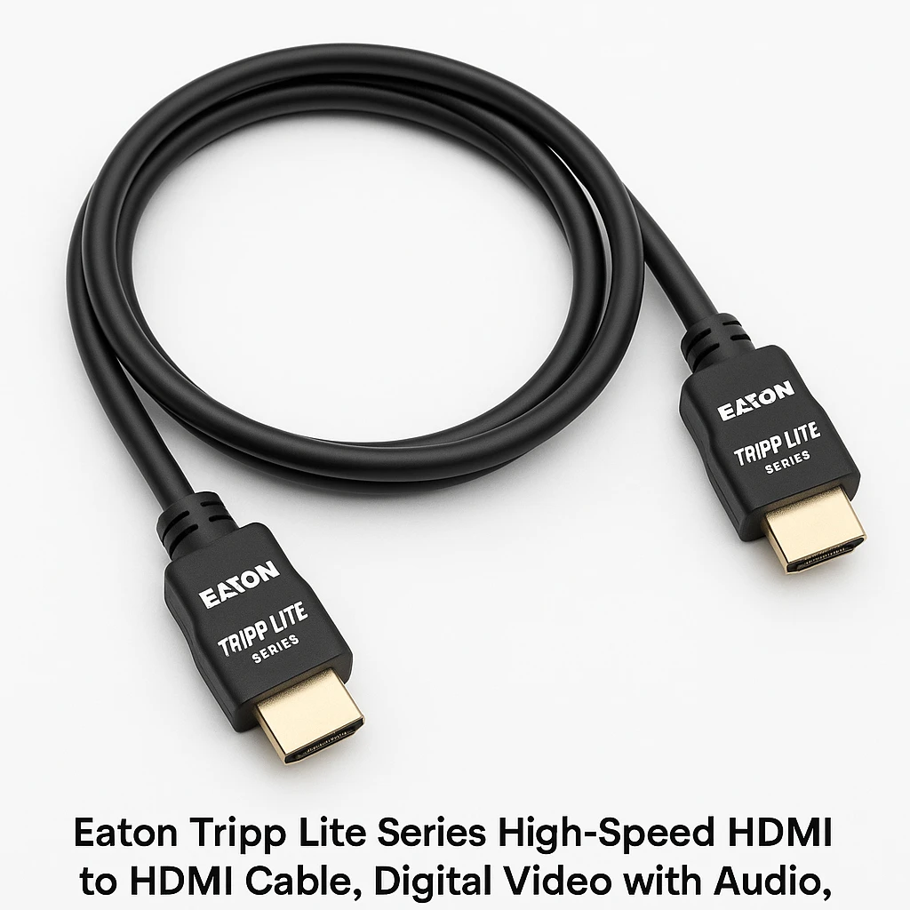 Eaton Tripp Lite Series High-Speed HDMI to HDMI Cable, Digital Video with Audio, UHD 4K, Black, 6 ft. (1.83 m) - Cable HDMI - HDMI macho a HDMI macho - 1.8 m - doble blindado - negro - compat