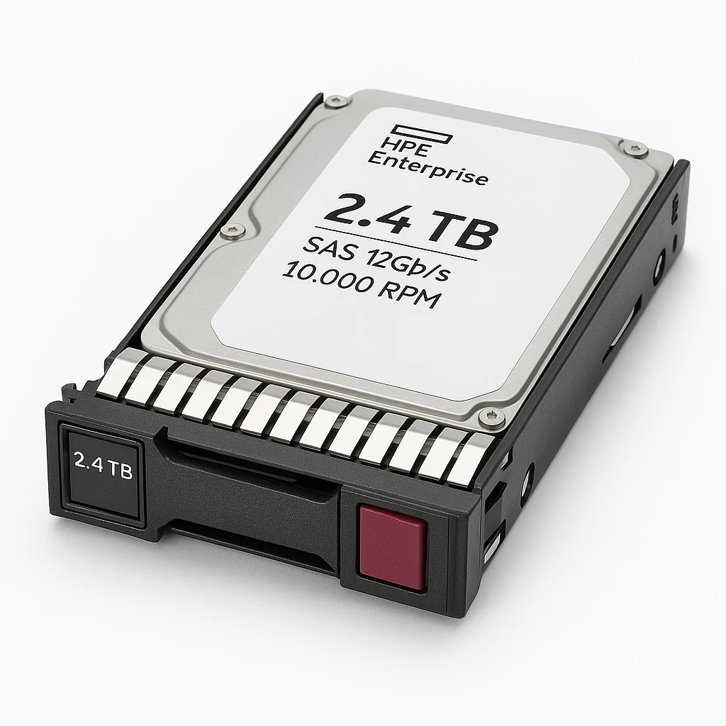 HPE Enterprise - Disco duro - 2.4 TB - hot-swap - 2.5" SFF - SAS 12Gb/s - 10000 rpm - para Modular Smart Array 1060 10GBASE-T iSCSI SFF, 1060 12Gb SAS SFF, 1060 16Gb Fibre Channel SFF, 2060 1