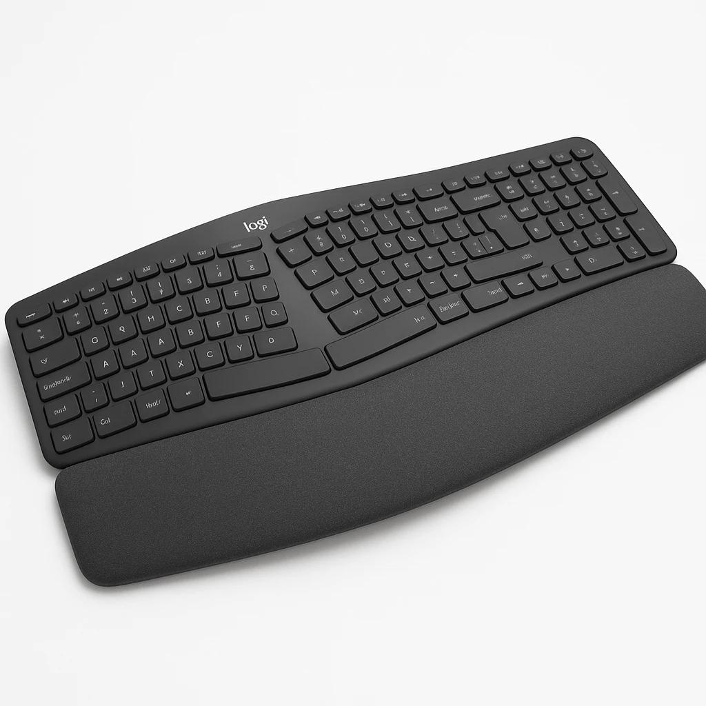 Logitech ERGO K860 - Teclado - inalámbrico - 2.4 GHz, Bluetooth 5.0