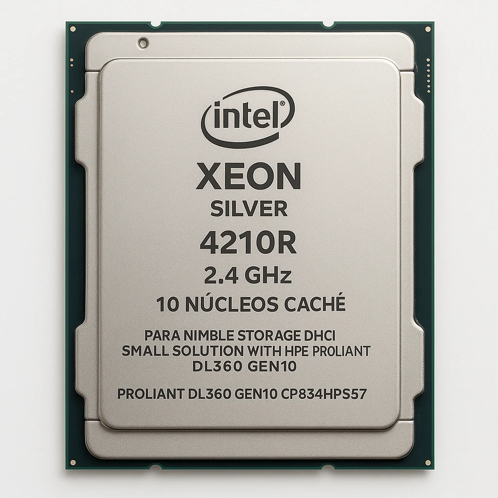 Intel Xeon Silver 4210R - 2.4 GHz - 10 núcleos - 13.75 MB caché - para Nimble Storage dHCI Small Solution with HPE ProLiant DL360 Gen10; ProLiant DL360 Gen10