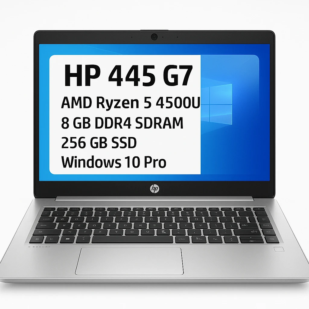 HP 445 G7 - Notebook - 14" - AMD Ryzen 5 4500U - 8 GB DDR4 SDRAM - 256 GB SSD - Windows 10 Pro - Spanish