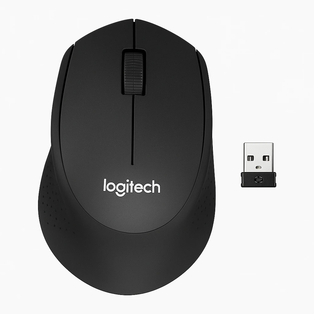 Logitech M280 - Ratón - diestro - óptico - 3 botones - inalámbrico - 2.4 GHz - receptor inalámbrico USB - negro