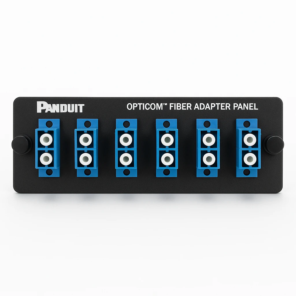 Panduit Opticom Fiber Adapter Panels - Tablero de conexiones - azul - 6 puertos