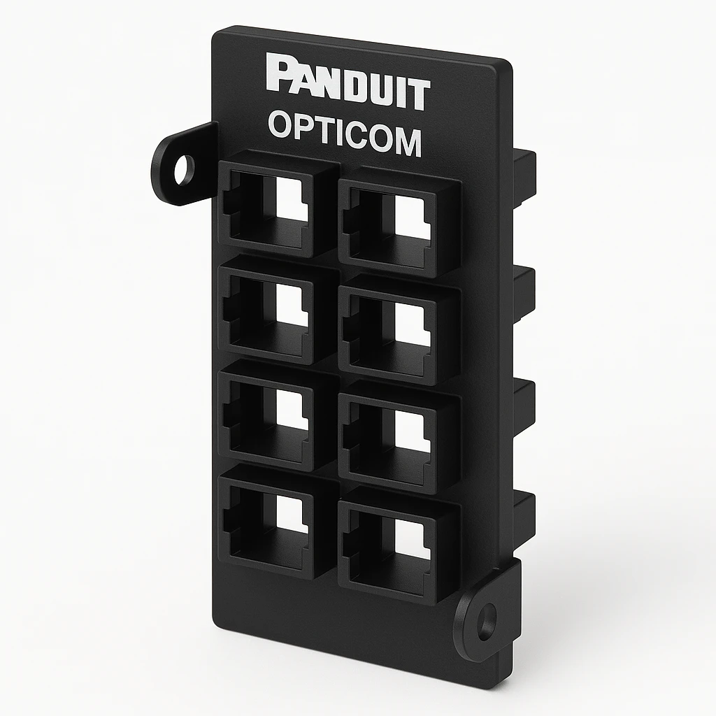 Panduit Opticom - Soporte para conector de fibra óptica - negro