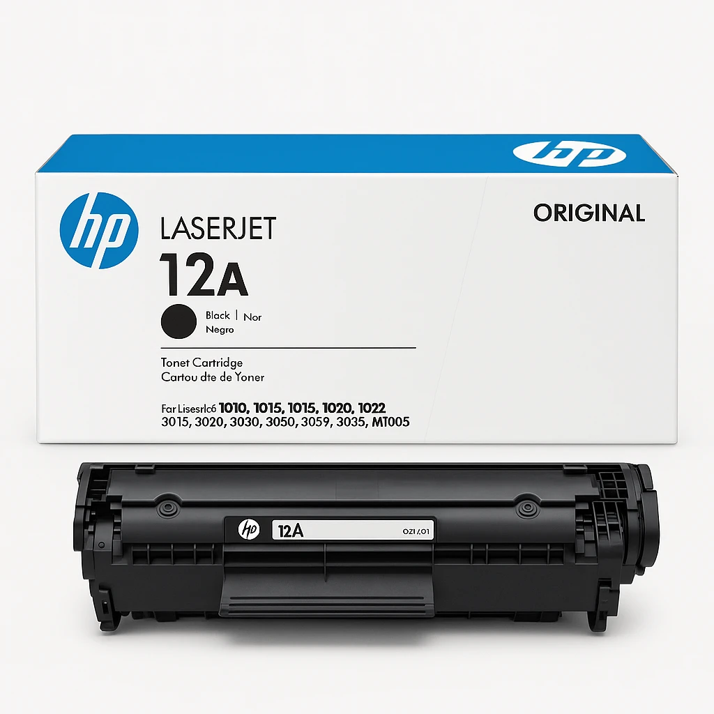 HP 12A - Negro - original - LaserJet - cartucho de tóner (Q2612A) - para LaserJet 1010, 1012, 1015, 1018, 1020, 1022, 3015, 3020, 3030, 3050, 3052, 3055, M1005