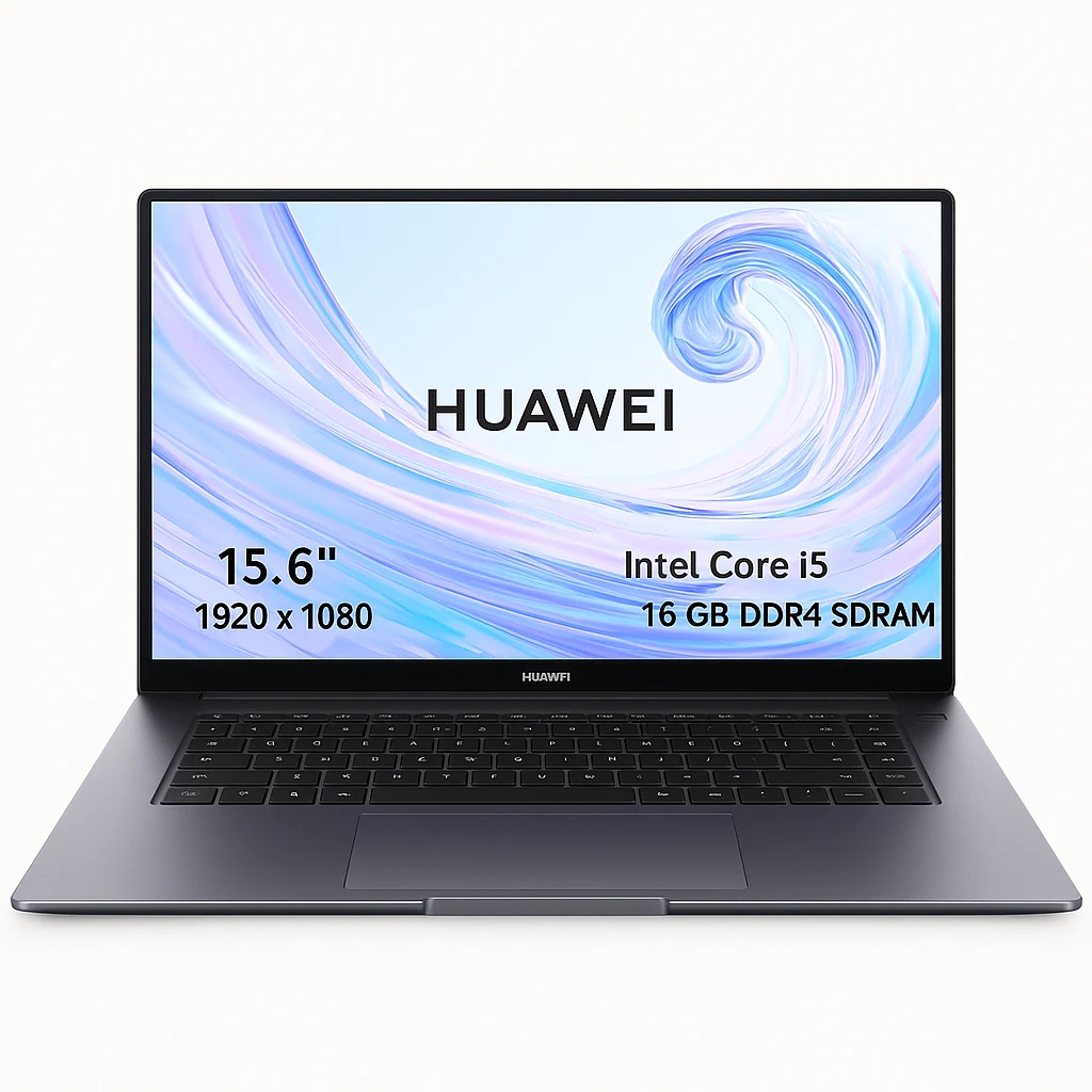 Huawei BohrB-WAH9FP - Matebook - 15.6" - 1920 x 1080 - Intel Core i5 I5-10210U - 16 GB DDR4 SDRAM - 512 GB SSD - Intel UHD Graphics 620 - Windows 10