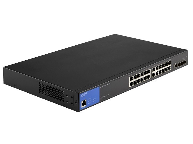 Linksys - Switch - Gigabit PoE - 24 - Desktop