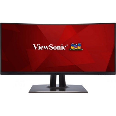 ViewSonic VP3481A - LED-backlit LCD monitor - Curved Screen - 34" - 3440 x 1440 - IPS - HDMI / DisplayPort - Black