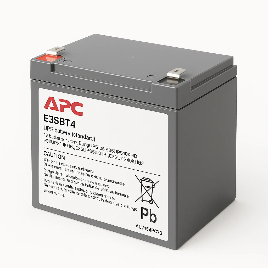 APC E3SBT4 - Batería de UPS (estándar) - 1 x baterías - para Easy UPS 3S E3SUPS10KHB, E3SUPS10KHB1, E3SUPS30KHB, E3SUPS40KHB2
