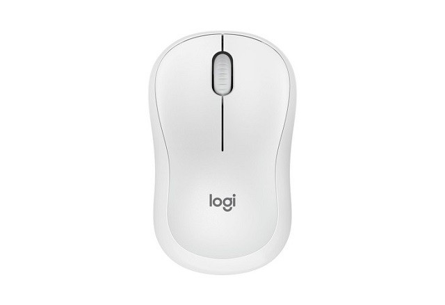 Logitech M220 Silent - Ratón - diestro y zurdo - óptico - 3 botones - inalámbrico - 2.4 GHz - receptor inalámbrico USB - blanco