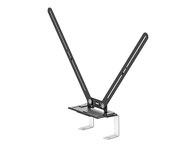 Logitech TV Mount For Video Bars - Montura para cámara - montaje debajo de pantalla, montable encima del monitor - para Logitech Rally Bar All-In-One Video Bar for Midsize Rooms; Room Solutio