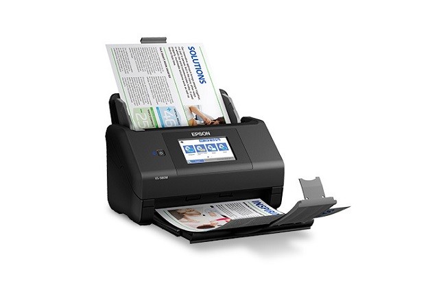 Epson WorkForce ES-580W - Escáner de documentos - Sensor de imagen de contacto (CIS) - a dos caras - Legal - 600 ppp x 600 ppp - hasta 35 ppm (mono) / hasta 35 ppm (color) - Alimentador autom